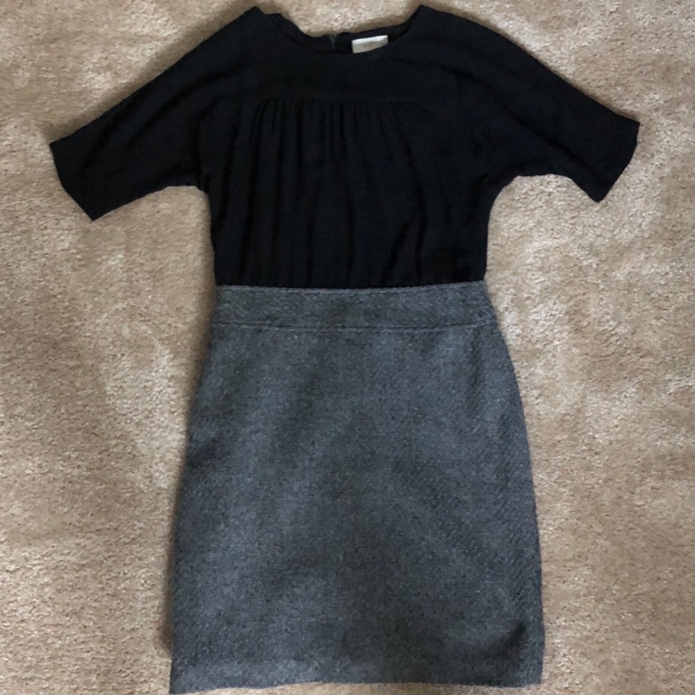 Black & Grey Loft Dress